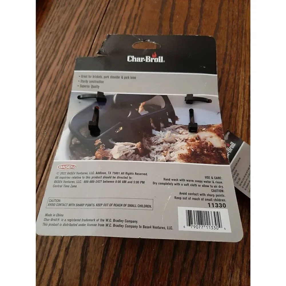 New BBQ Grilling Cooking Essentials Spatula Meat Claws Grill Brushes NWT